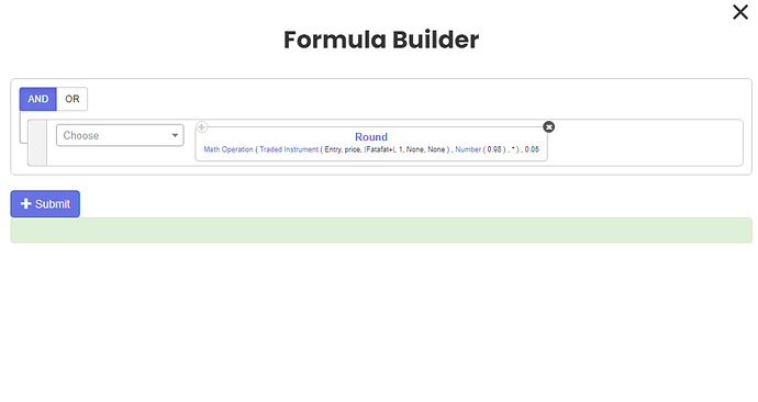 SL formula builder