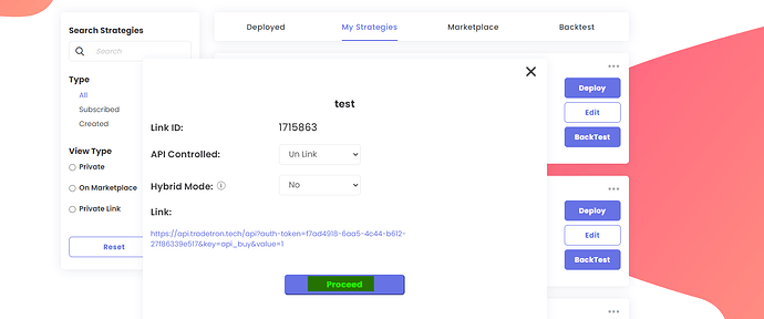 Unlinking API OAUTH Token