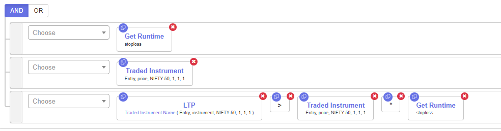 Get Runtime and Traded Instrument keywords in conditional logic